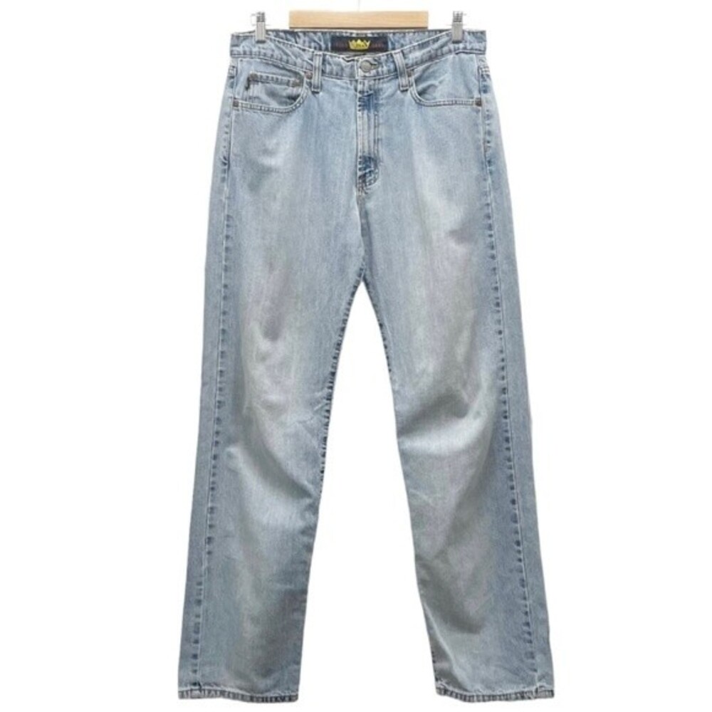 Vintage Todd Oldham Y2K Relaxed Fit Light Wash Straight Leg Jeans Womens Size 31